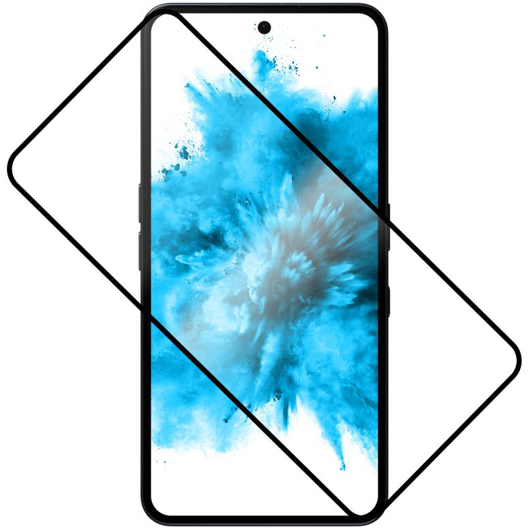 Szkło hartowane Fixed Full Cover 2.5D Tempered Glass do Nothing Phone 3a Pro, czarna ramka